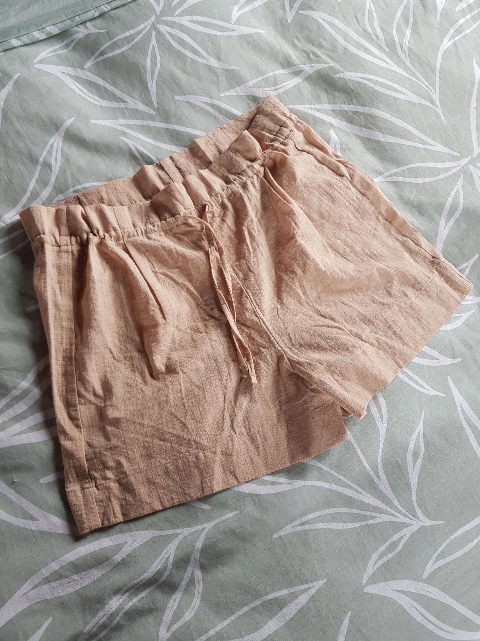 Short bege leve algodão – photo 2